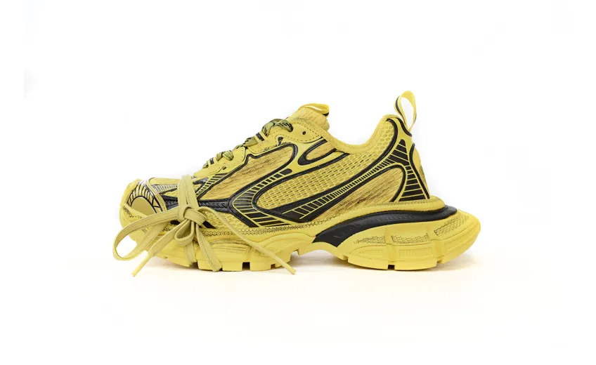 Bstsneaker-Balenciaga Black Yellow 734733 W3XL2 7010 