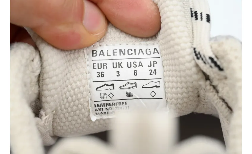 Bstsneaker-Balenciaga Luminous Blue Canvas White 734731 W3XDC 2002