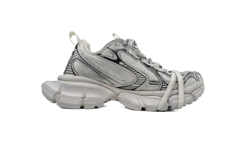 Bstsneaker-Balenciaga Luminous Blue Canvas White 734731 W3XDC 2002