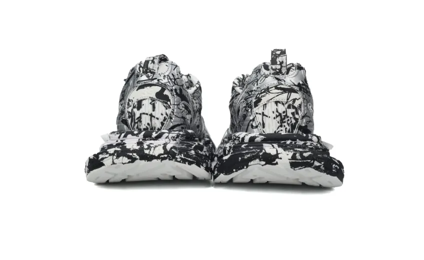 Bstsneaker-Balenciaga Luminous White Graffiti 734731 W3XDC 0135 