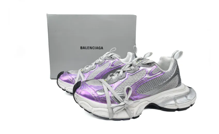 Bstsneaker-Balenciaga Purple Silver 734734 W3XL5 1259 