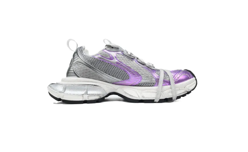 Bstsneaker-Balenciaga Purple Silver 734734 W3XL5 1259 