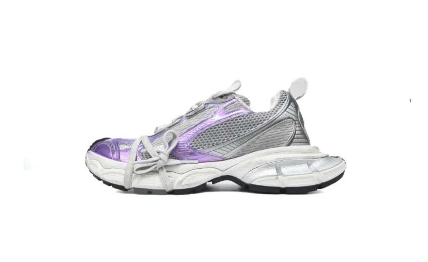 Bstsneaker-Balenciaga Purple Silver 734734 W3XL5 1259 