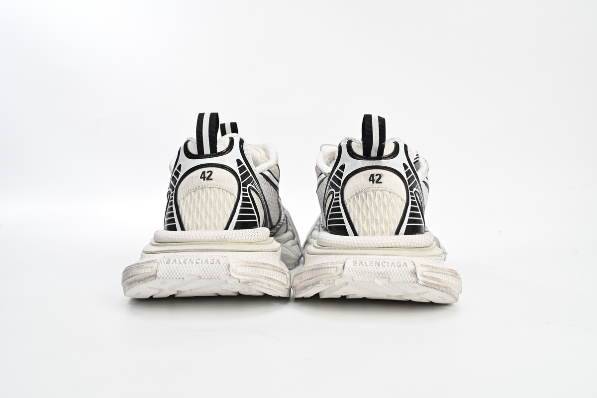 Bstsneaker-Balenciaga Silver Rice White Black 542229 W1RB5 0352