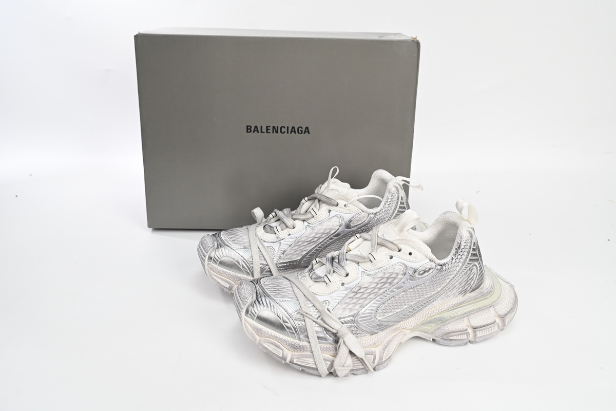 Bstsneaker-Balenciaga Silver White 542229 W1RB5 0101 