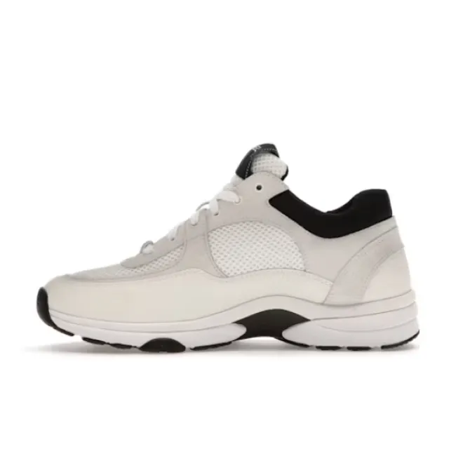 Bstsneaker-Chanel Low Top Trainer Suede White Black (Women's) G38299 Y55720 K3846