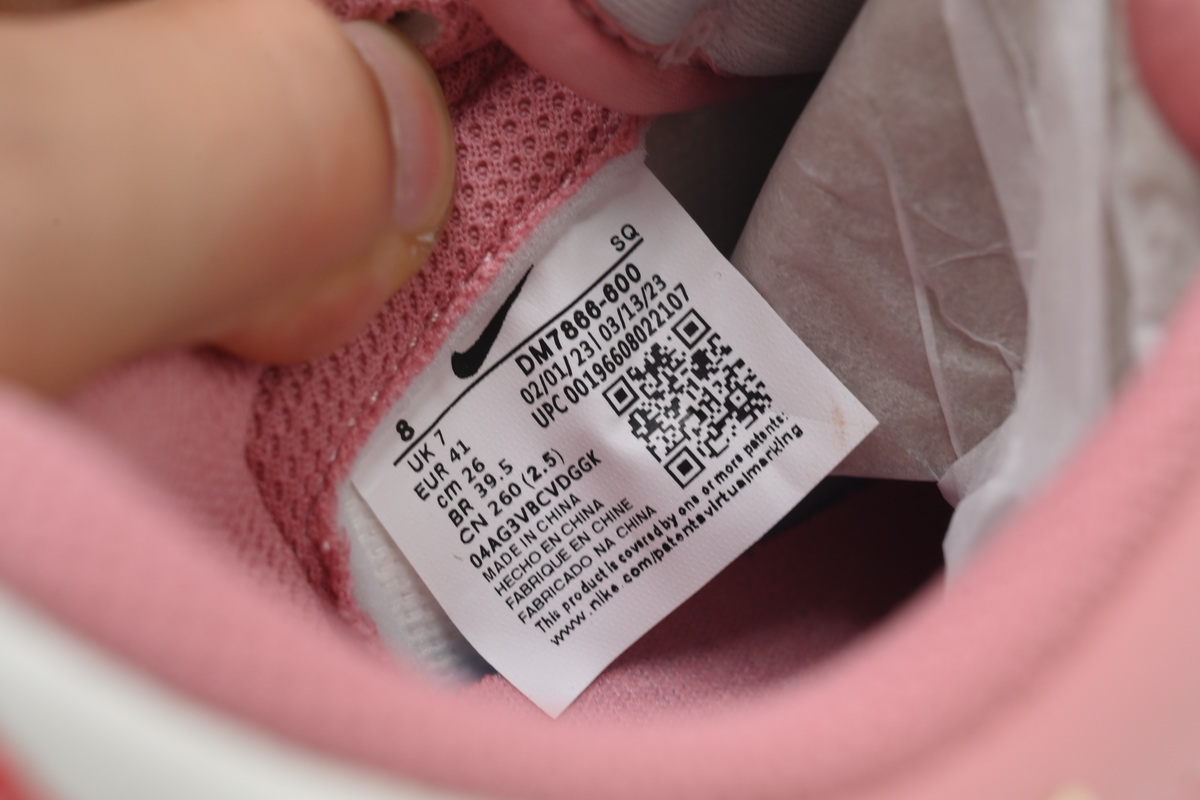 Bstsneaker-Travis Scott x Air Jordan 1 Low OG White Pink  DM7866-600