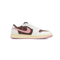  Travis Scott x Air Jordan 1 Low OG SP Dark Pony Pink  DZ4137-206