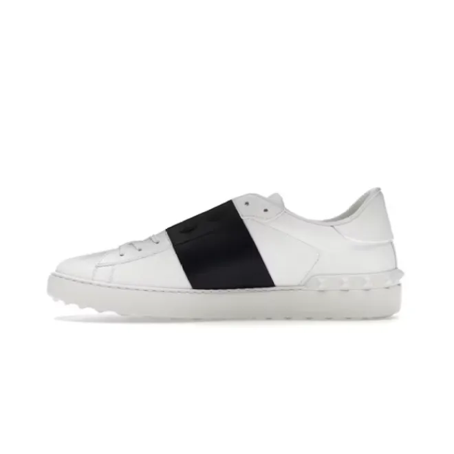 Bstsneaker-Valentino Garavani Open White Black Band White YS0830BLU_A01