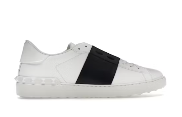 Bstsneaker-Valentino Garavani Open White Black Band White YS0830BLU_A01