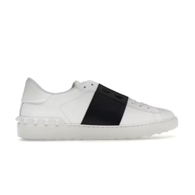 Bstsneaker-Valentino Garavani Open White Black Band White YS0830BLU_A01