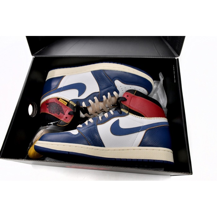  Air Jordan 1 Retro High Union Los Angeles Blue Toe BV1300-146 