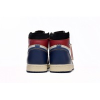  Air Jordan 1 Retro High Union Los Angeles Blue Toe BV1300-146 