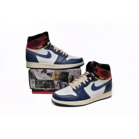  Air Jordan 1 Retro High Union Los Angeles Blue Toe BV1300-146 