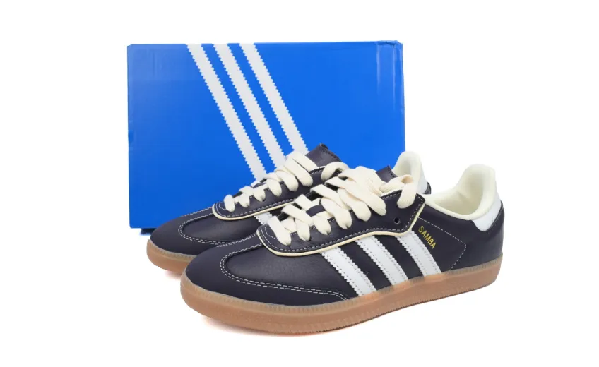 Adidas Samba OG 'Aura Black Cream' IG6836