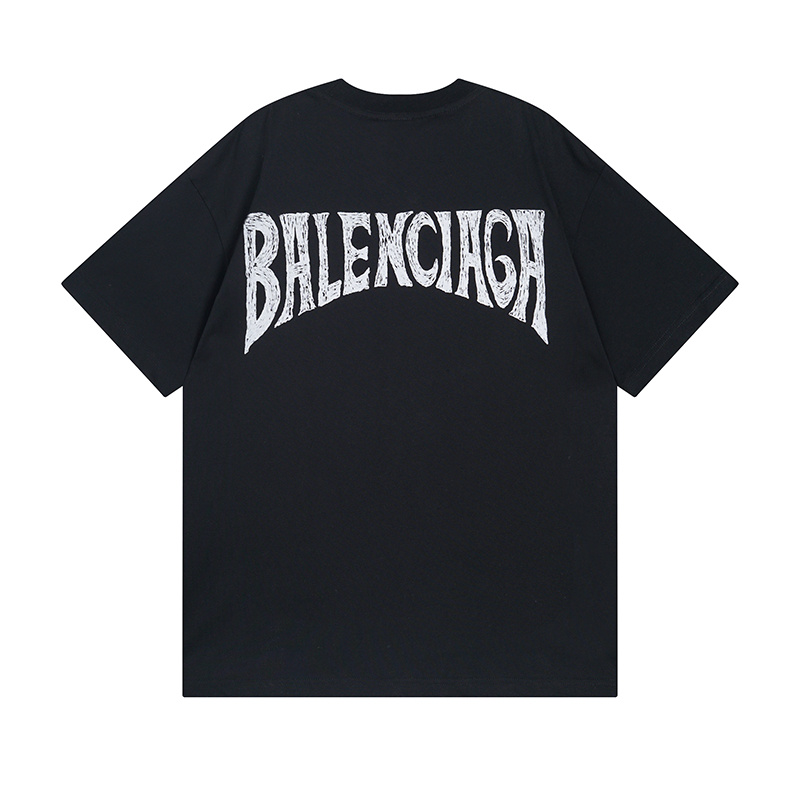 Bstsneaker-Balenciaga T-shirt KT2385 Black