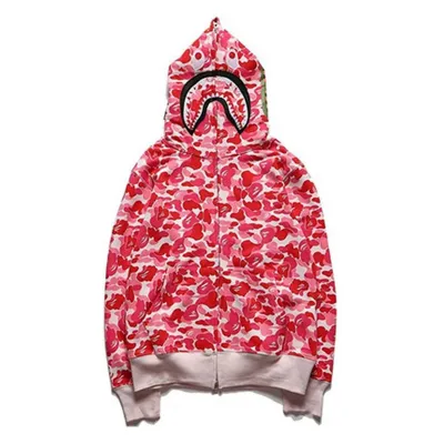 BAPE Hoodie HD21 Pink  01