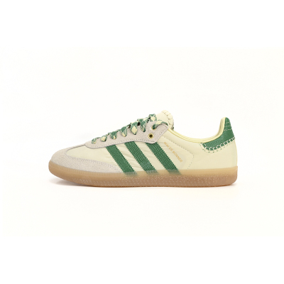 Bstsneaker-Wales Bonner x adidas Originals SAMBA White Green GY4344 01