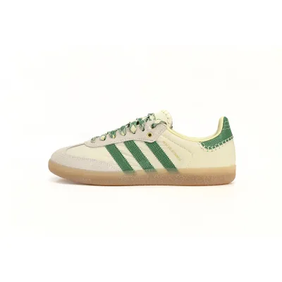Wales Bonner x adidas Originals SAMBA White Green GY4344 01