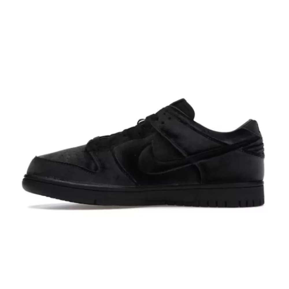 Bstsneaker-Nike Dunk Low Dover Street Market Triple Black Velvet DH2686-002