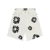 Bstsneaker-Denim Tears Cotton Wreath Jean Shorts - White
