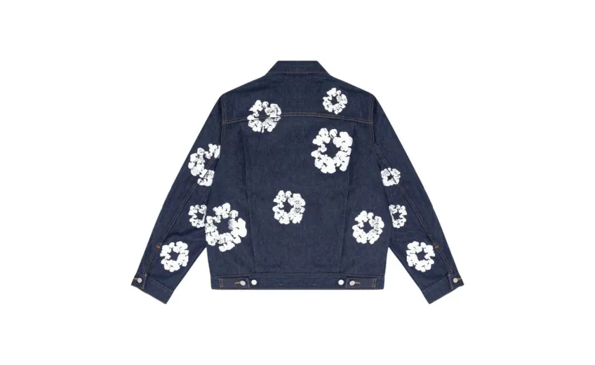 Bstsneaker-Denim Tears Type - 2 All Over Wreath Raw Jacket