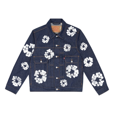 Denim Tears Type - 2 All Over Wreath Raw Jacket