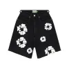 Bstsneaker-Denim Tears Cotton Wreath Jean Shorts - Black