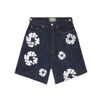 Denim Tears Cotton Wreath Jean Shorts - Selvedge