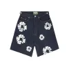 Bstsneaker-Denim Tears Cotton Wreath Jean Shorts - Selvedge