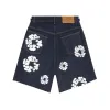 Bstsneaker-Denim Tears Cotton Wreath Jean Shorts - Selvedge