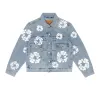Bstsneaker-Denim Tears Type - 2 All Over Wreath Light Wash Jacket