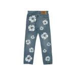 Bstsneaker-Denim Tears x Levi's 501 Cotton Rhinestone Wreath Jeans - Indigo