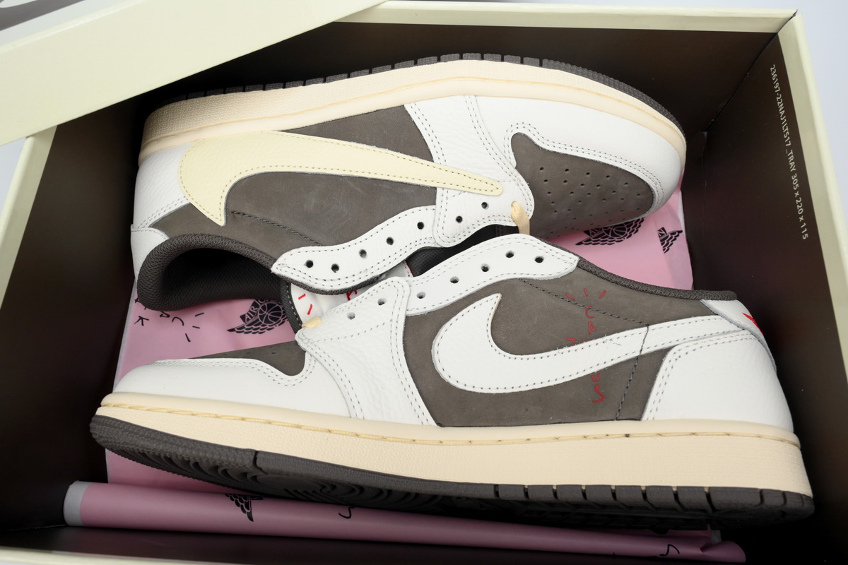 Bstsneaker-Travis Scott x Air Jordan 1 Reverse Mocha DM7866-162