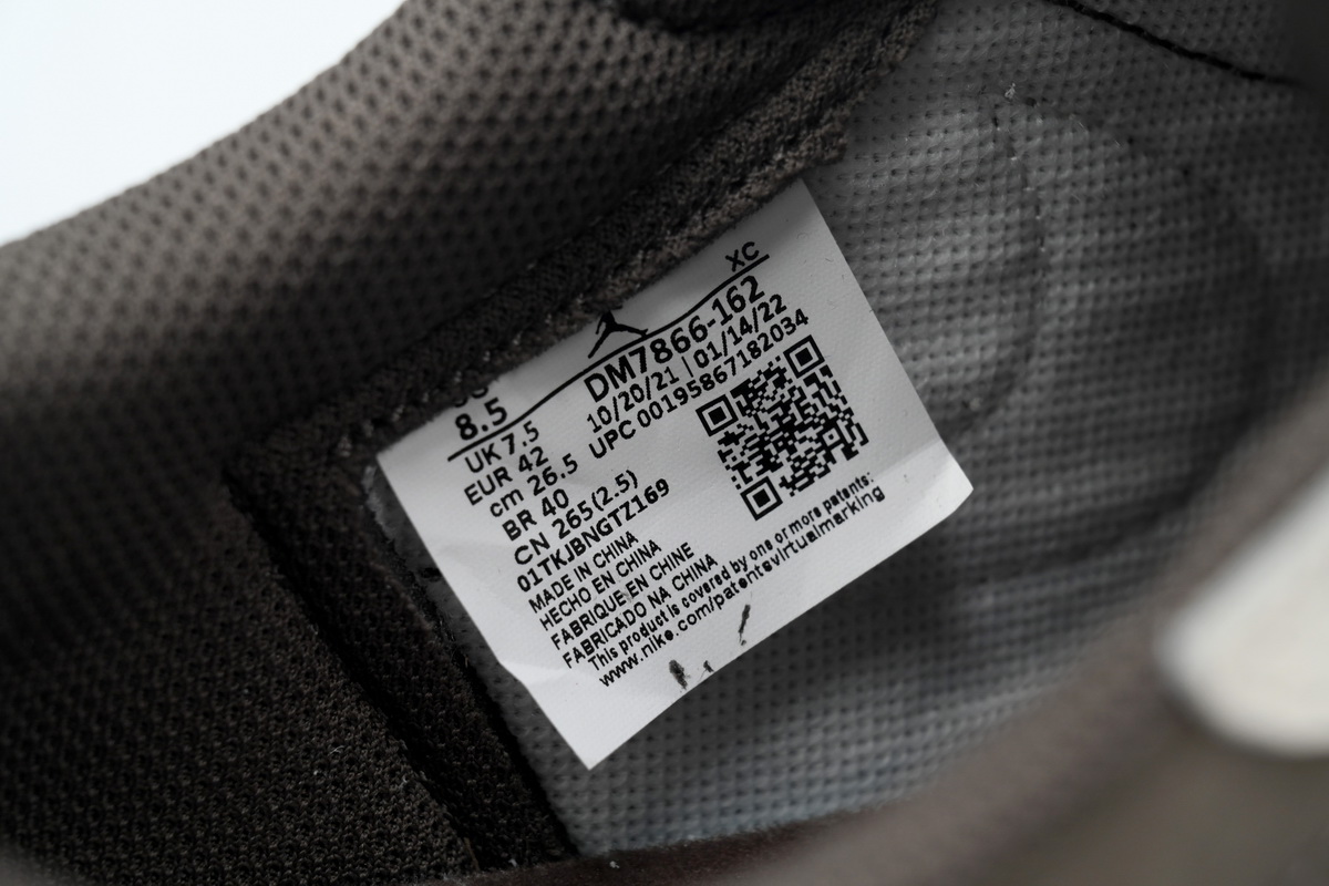 Bstsneaker-Travis Scott x Air Jordan 1 Reverse Mocha DM7866-162