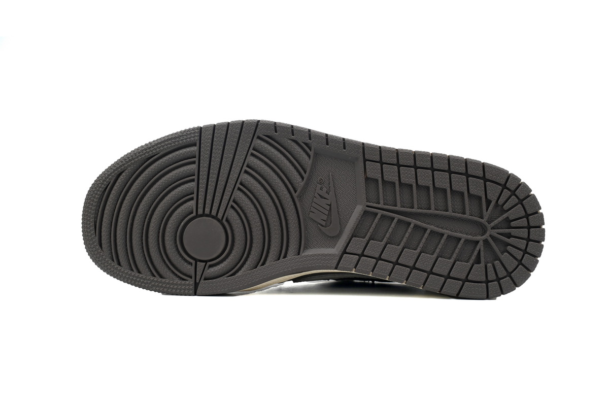 Bstsneaker-Travis Scott x Air Jordan 1 Reverse Mocha DM7866-162