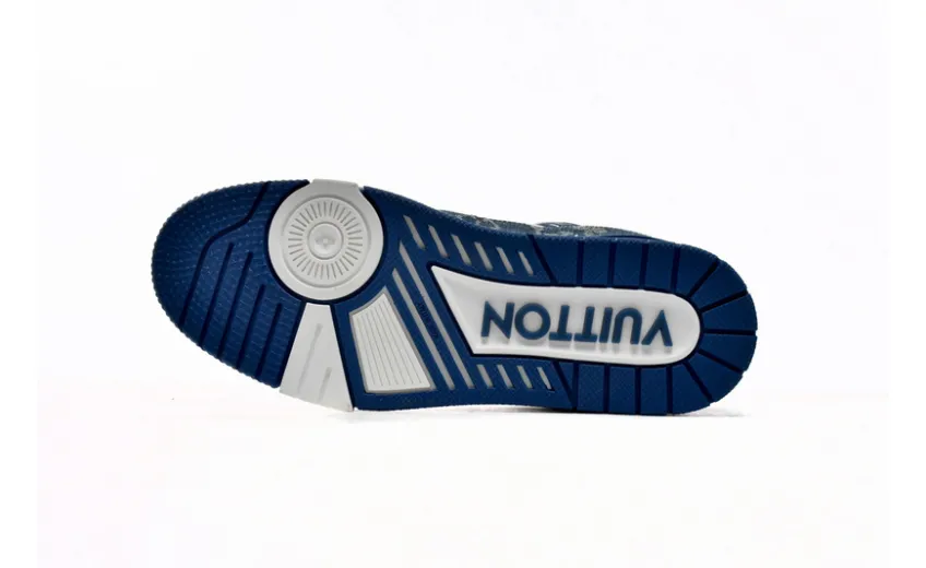 Bstsneaker-Louis Vuitton LV Trainer Cowboy Blue