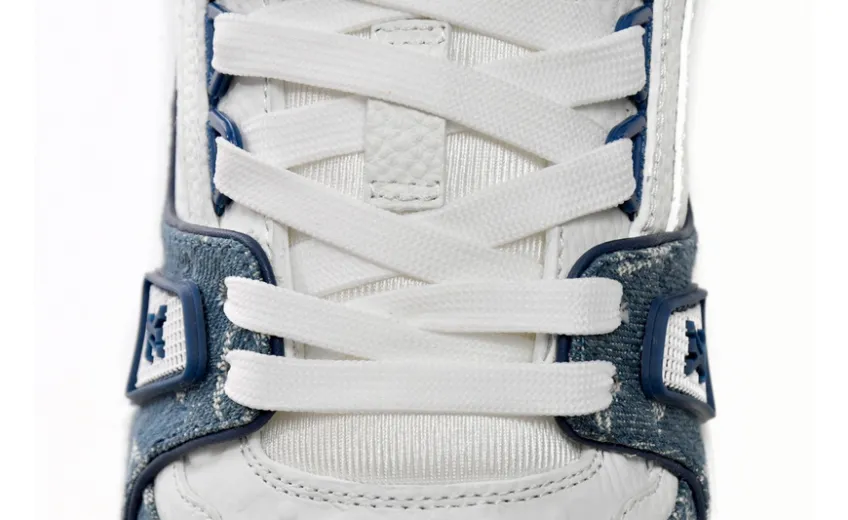 Bstsneaker-Louis Vuitton LV Trainer Cowboy Blue
