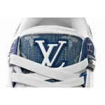 Bstsneaker-Louis Vuitton LV Trainer Cowboy Blue