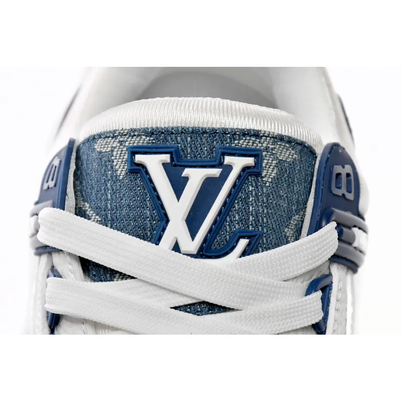 Bstsneaker-Louis Vuitton LV Trainer Cowboy Blue