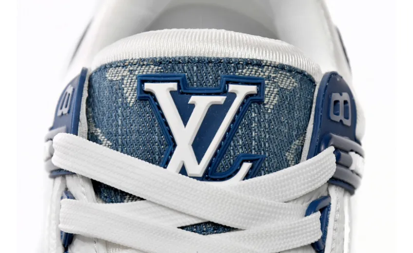 Bstsneaker-Louis Vuitton LV Trainer Cowboy Blue