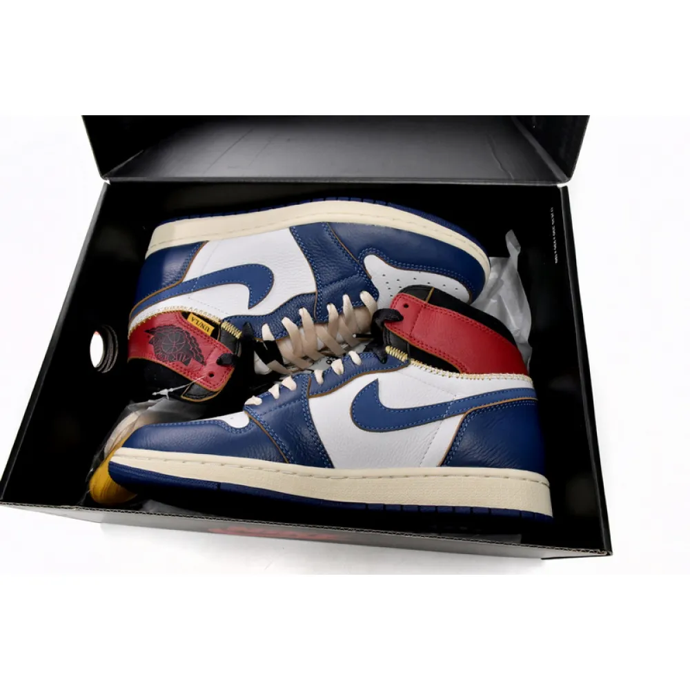 Bstsneaker- Air Jordan 1 Retro High Union Los Angeles Blue Toe BV1300-146 