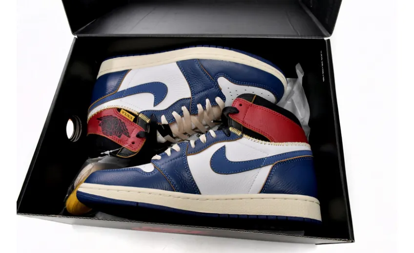 Bstsneaker- Air Jordan 1 Retro High Union Los Angeles Blue Toe BV1300-146 