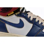  Air Jordan 1 Retro High Union Los Angeles Blue Toe BV1300-146 