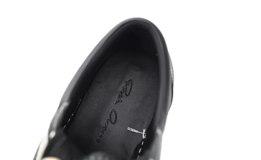 Bstsneaker-RICK OWENS Black And White RU01C4897 LPOLVS-911 (Leather)