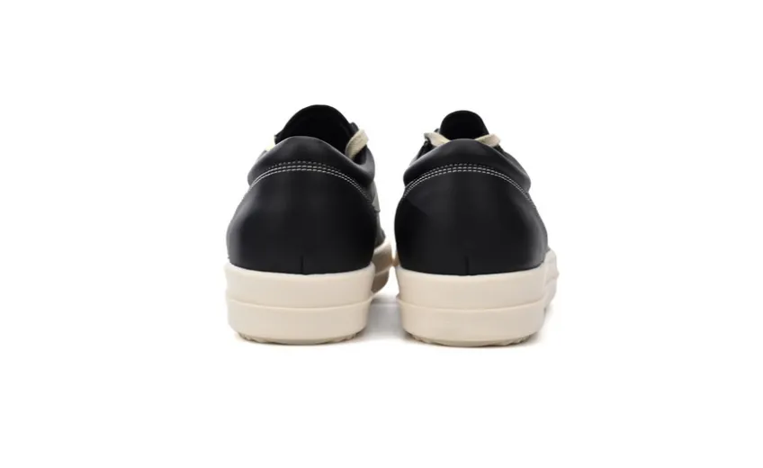 Bstsneaker-RICK OWENS Black And White RU01C4897 LPOLVS-911 (Leather)
