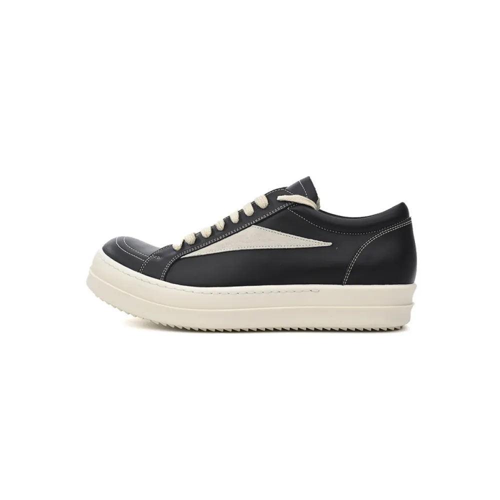 Bstsneaker-RICK OWENS Black And White RU01C4897 LPOLVS-911 (Leather)