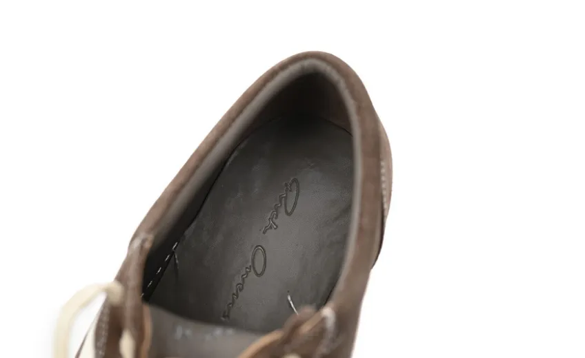 Bstsneaker-RICK OWENS Black Brown RU02B2897 LPOLPO-3411