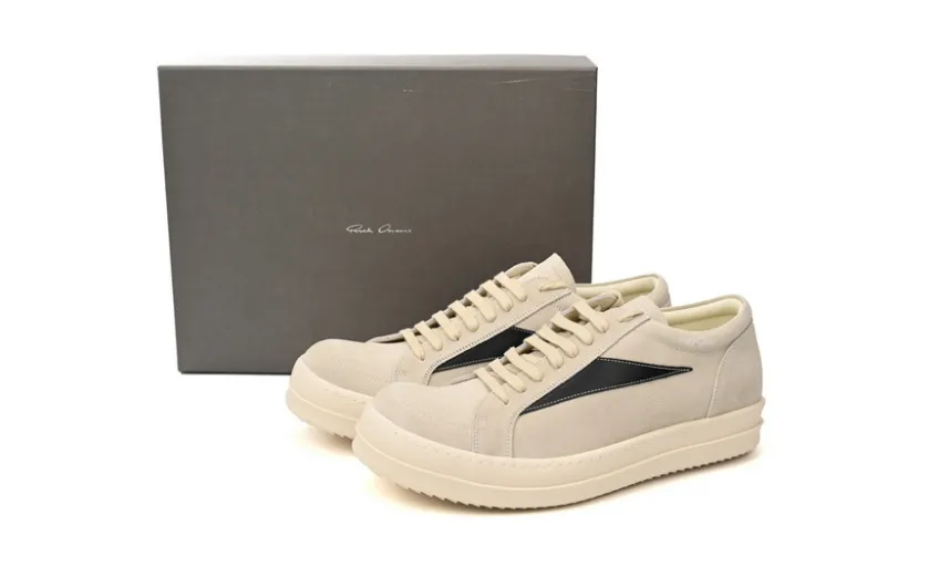 Bstsneaker-RICK OWENS Black And Light Brown RU01C4897 LPOLVS-911