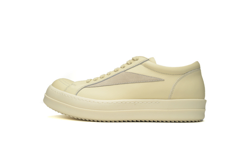 Bstsneaker-RICK OWENS Black RO White Paper RU01C4897 LPOLVS-1111